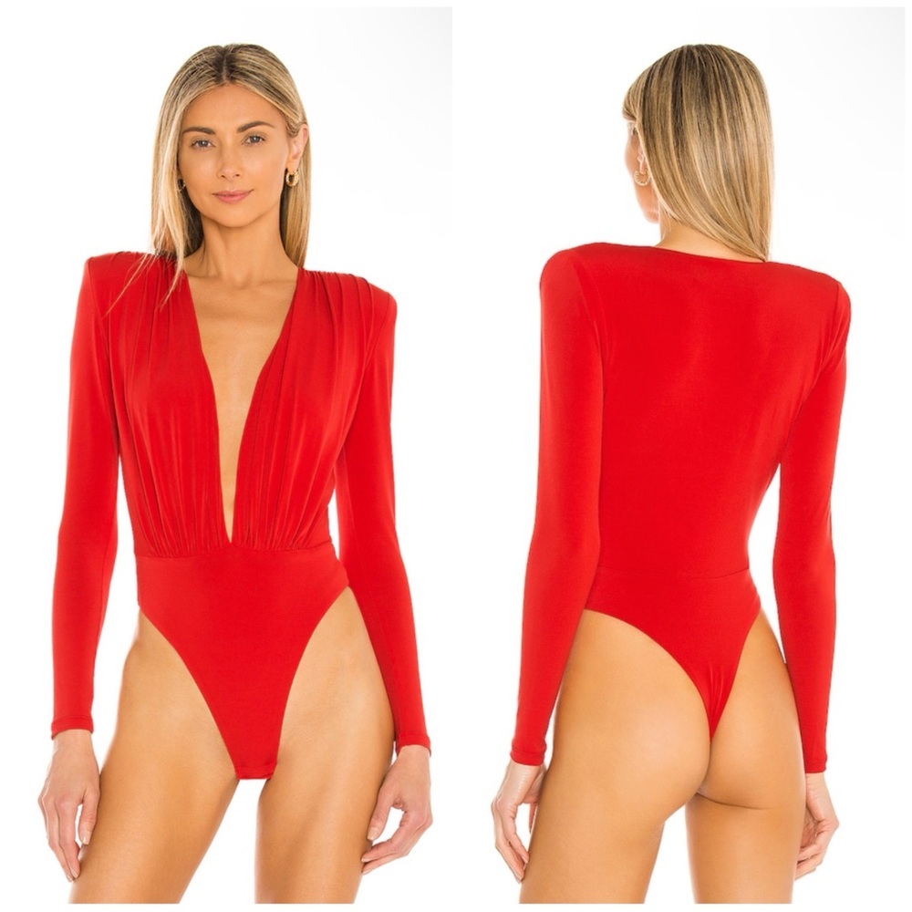 Nookie Dasha Bodysuit in Fiery Red Size S
